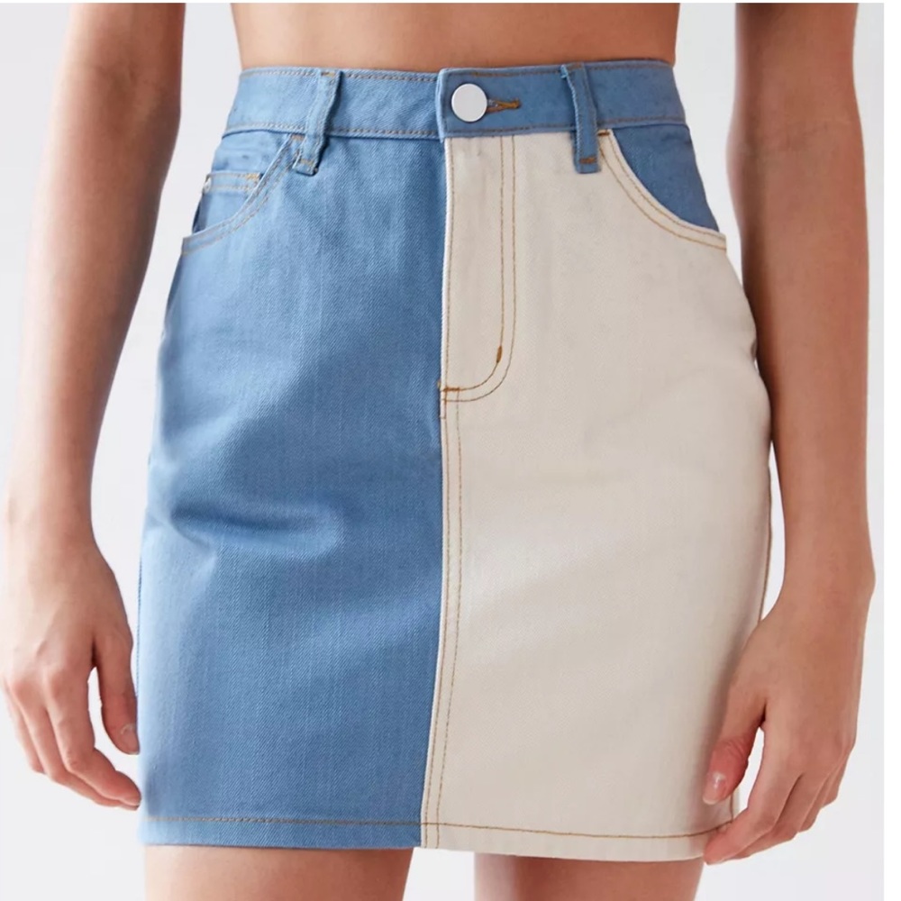 Urban outfitters BDG Two-Tone Pencil Mini Skirt